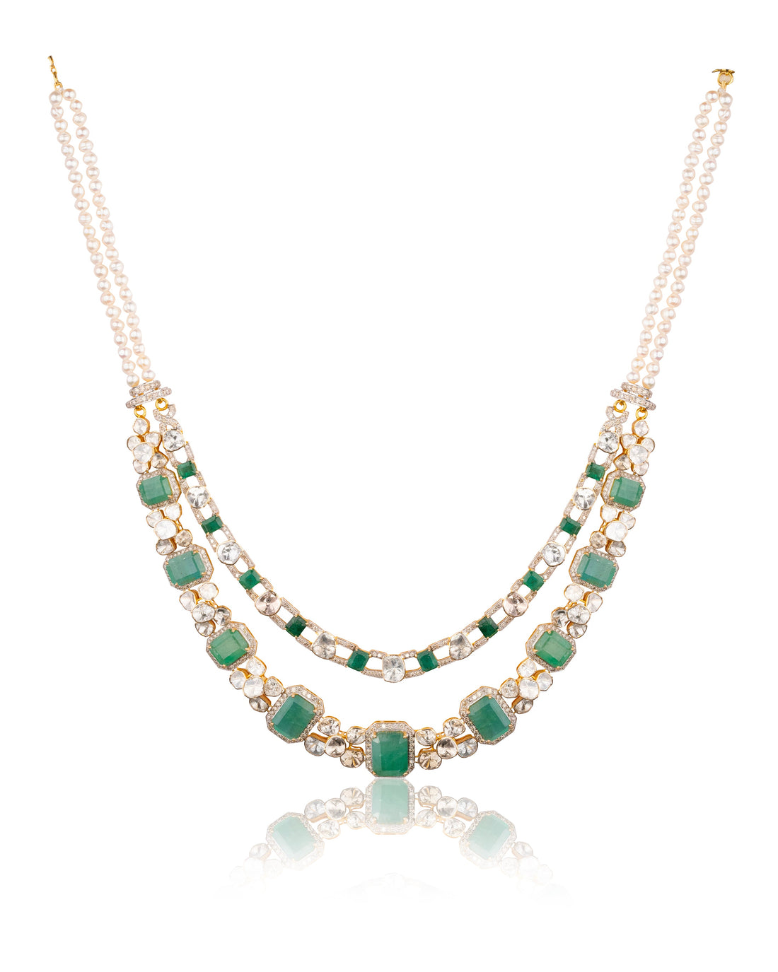 Masira Polki And Diamond Necklace