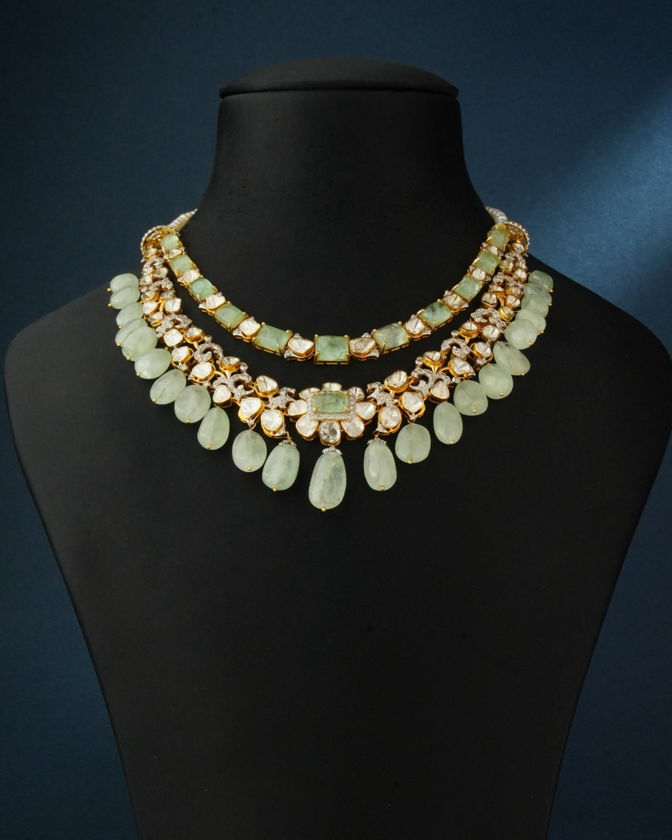 Amaris Polki And Diamond Necklace - NO ORDERS