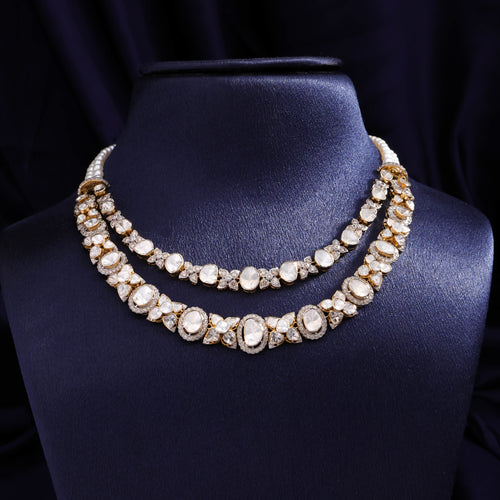 Shilpa Polki And Diamond Necklace