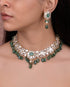 Hiteshi Polki And Diamond Necklace
