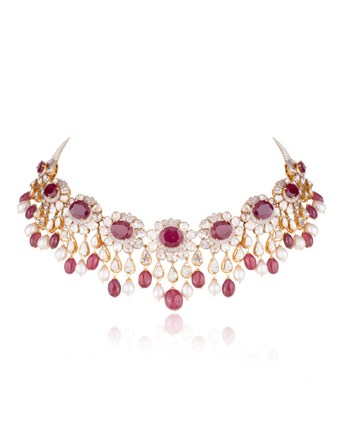 Samita Polki And Diamond Necklace