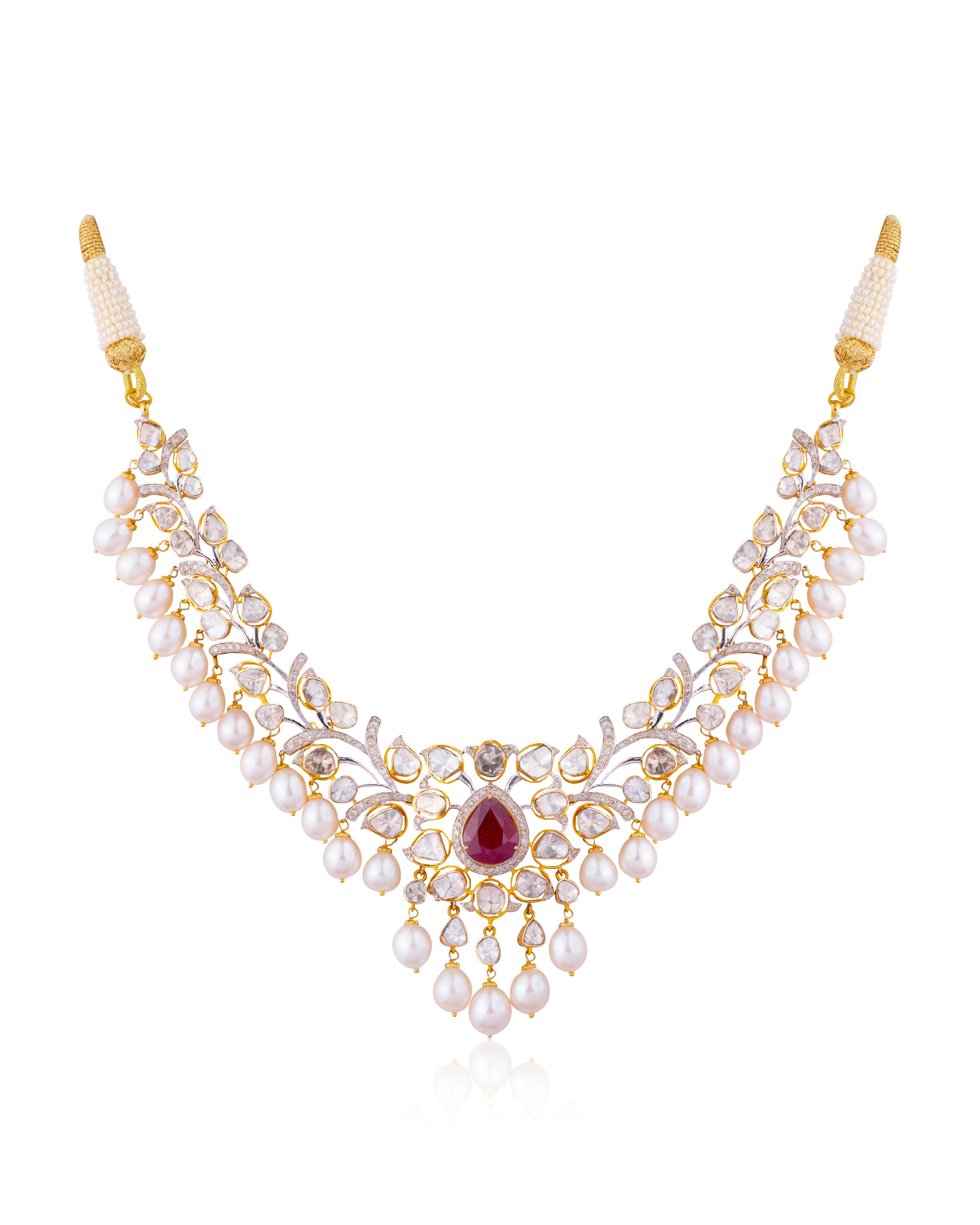 Somya Polki And Diamond Necklace