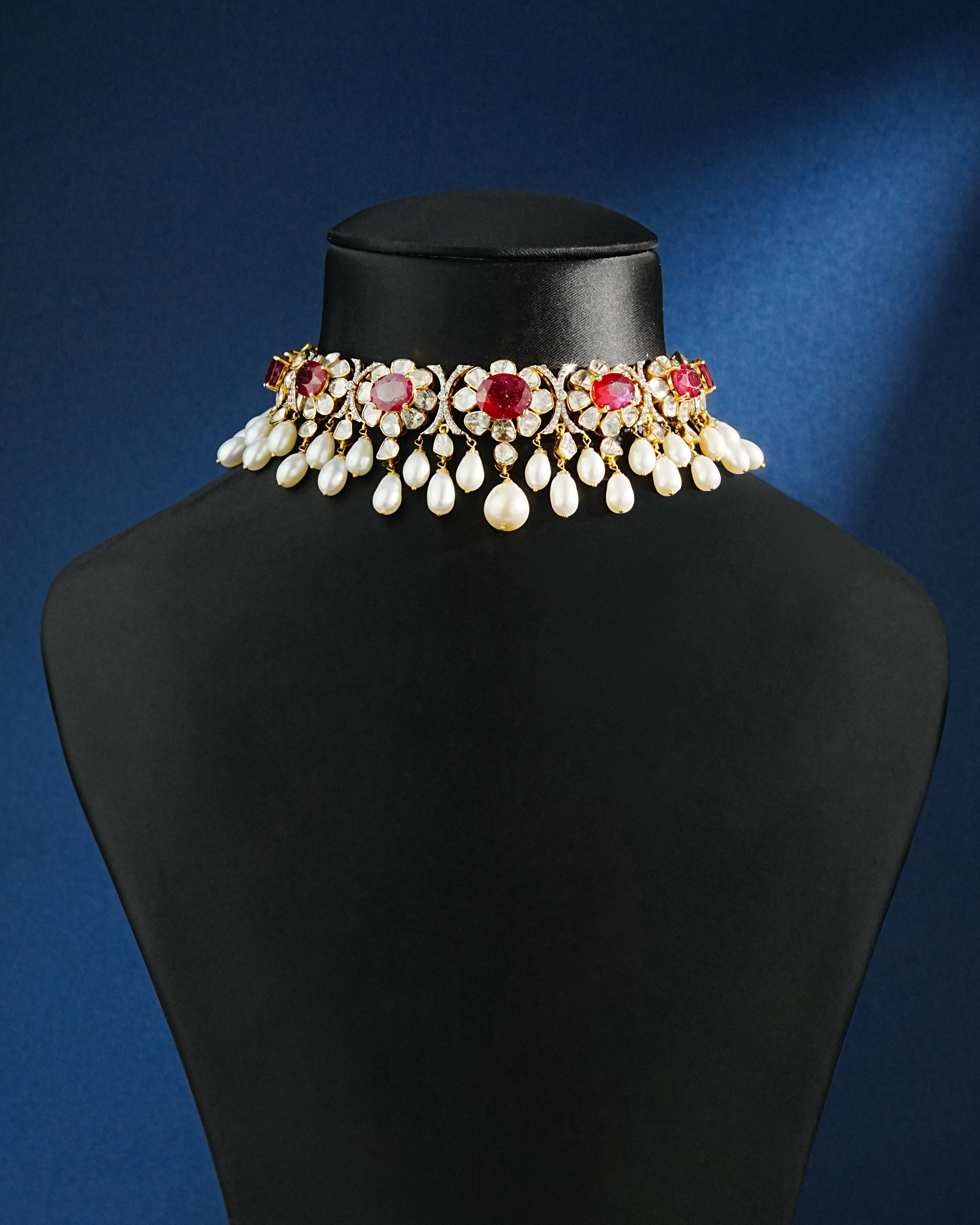 Solene Polki And Diamond Necklace