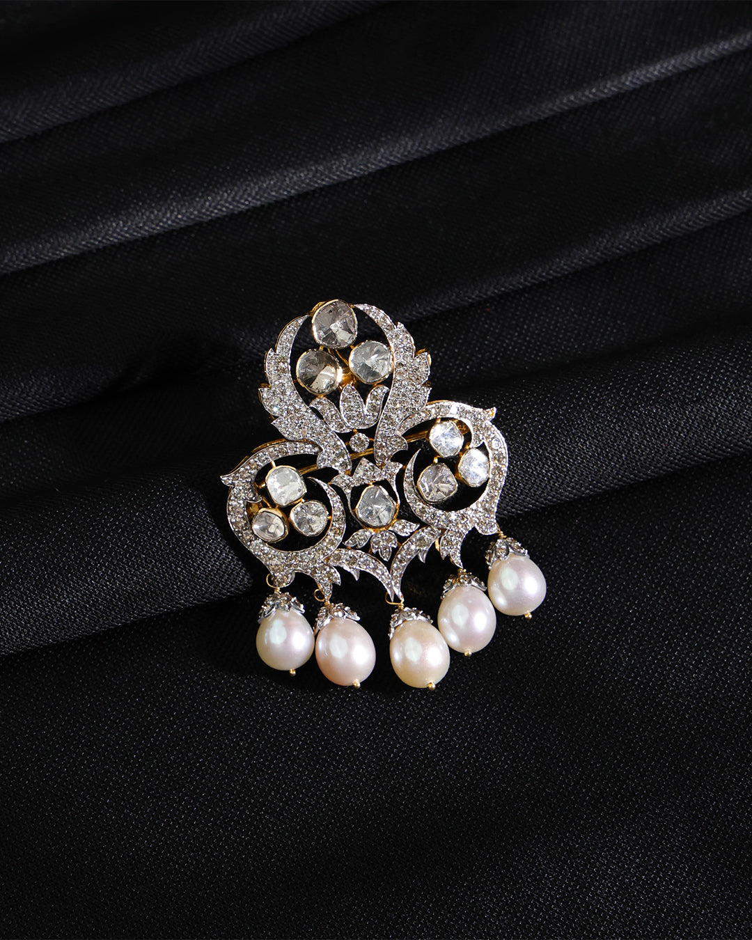Arman Polki And Diamond Brooch - NO ORDERS
