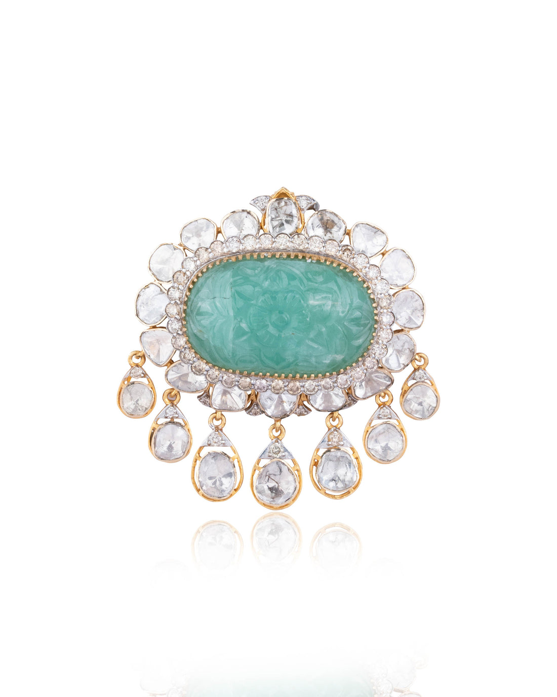 Vida Polki And Diamond Pendant