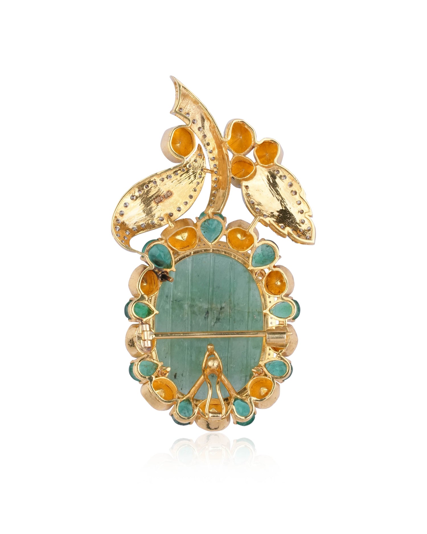 falak Polki And Diamond Pendant