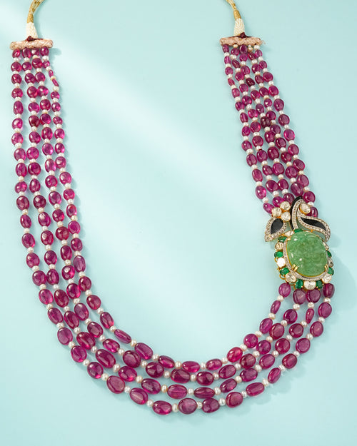 Valric Polki And Diamond Brooch