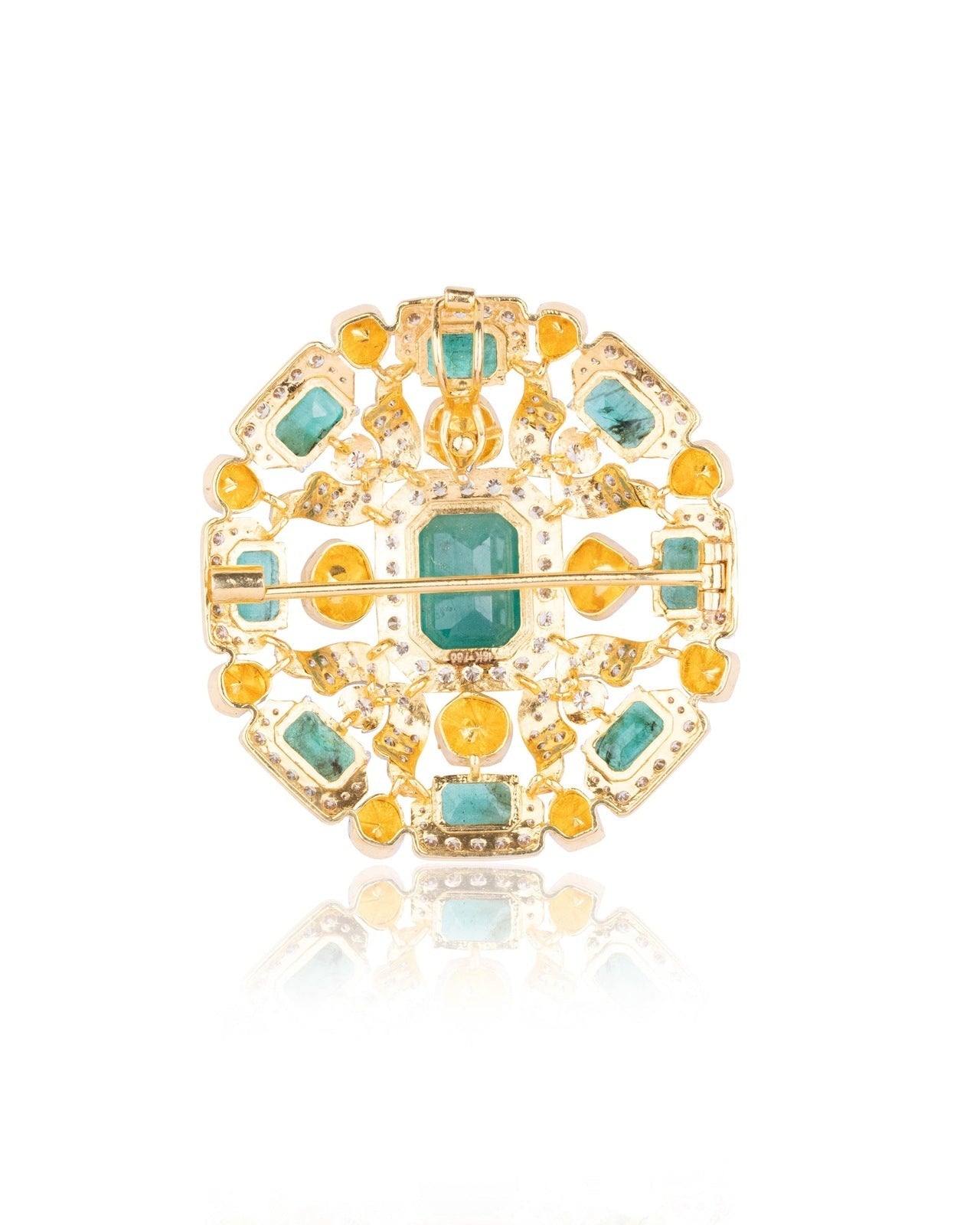 Darika Polki And Diamond Pendant