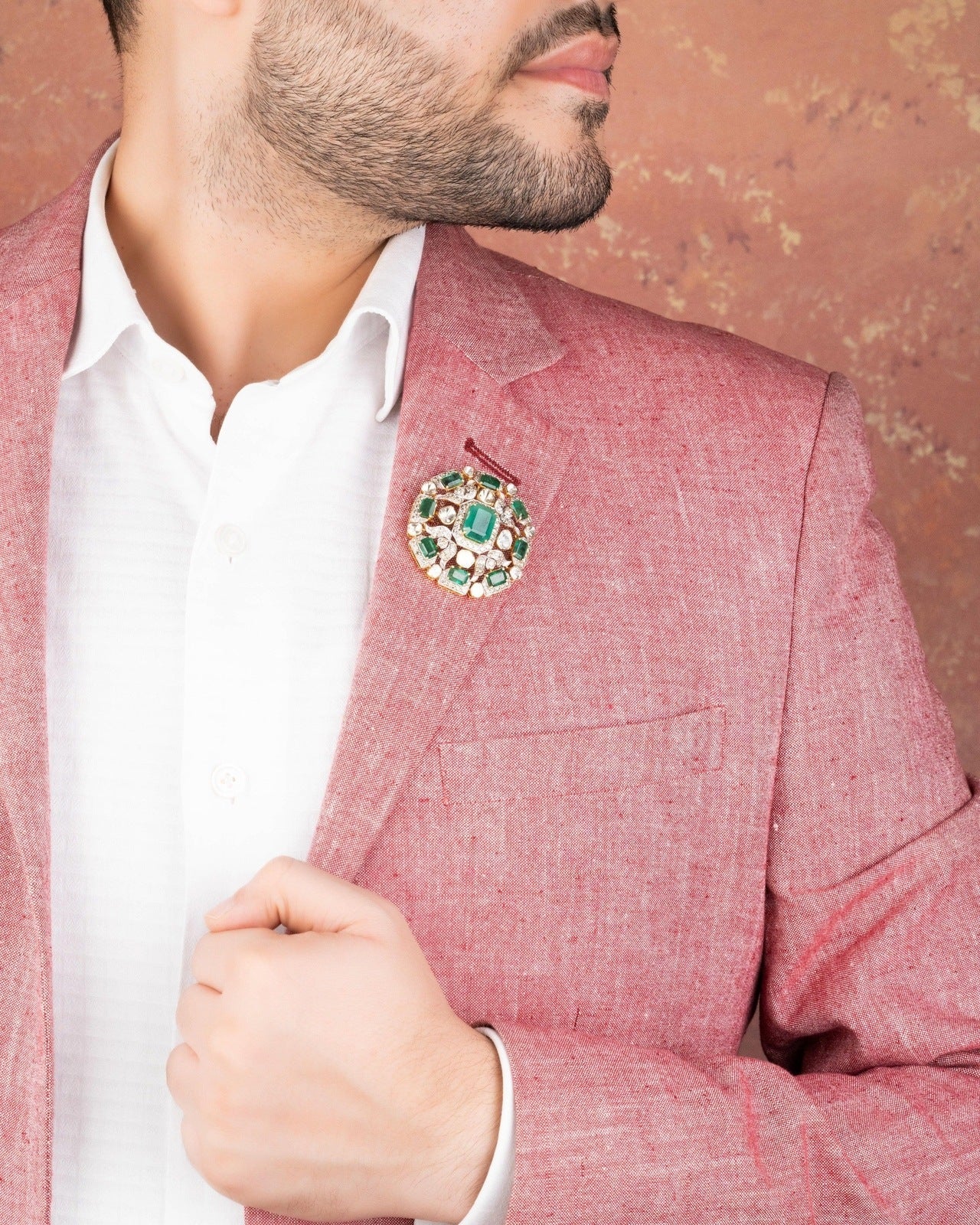 Darika Polki And Diamond Pendant