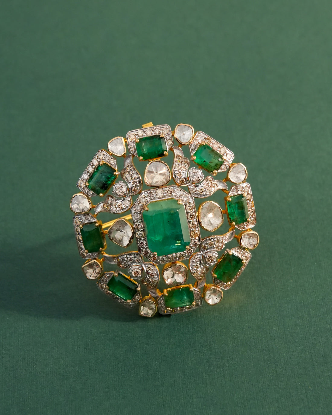 Yash Polki And Diamond Brooch - NO ORDERS