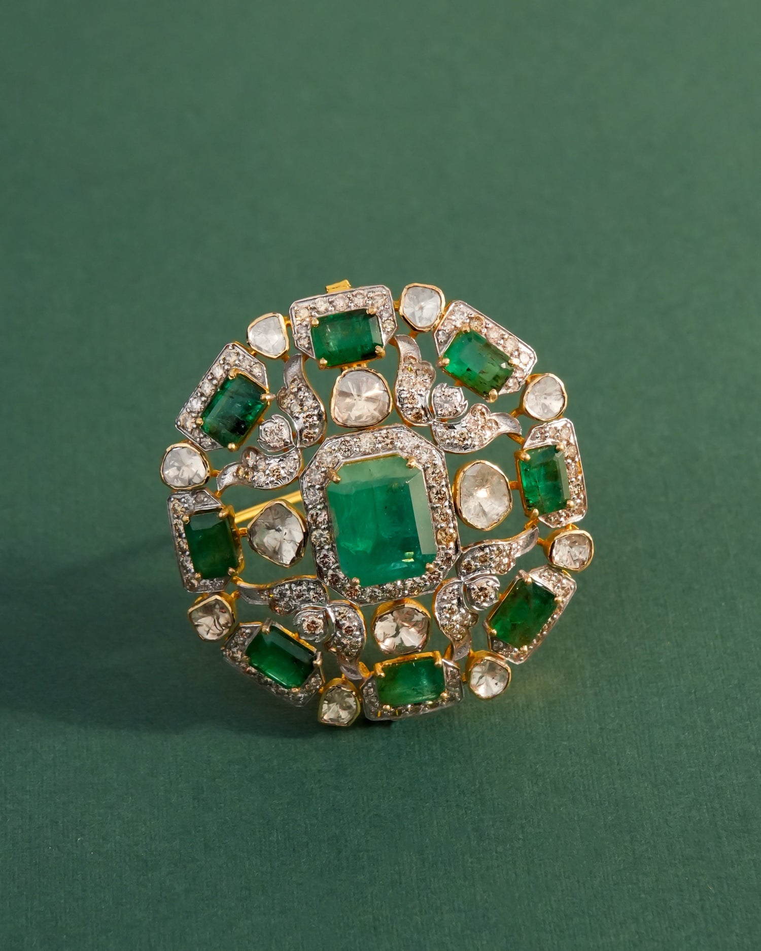 Yash Polki And Diamond Brooch - NO ORDERS