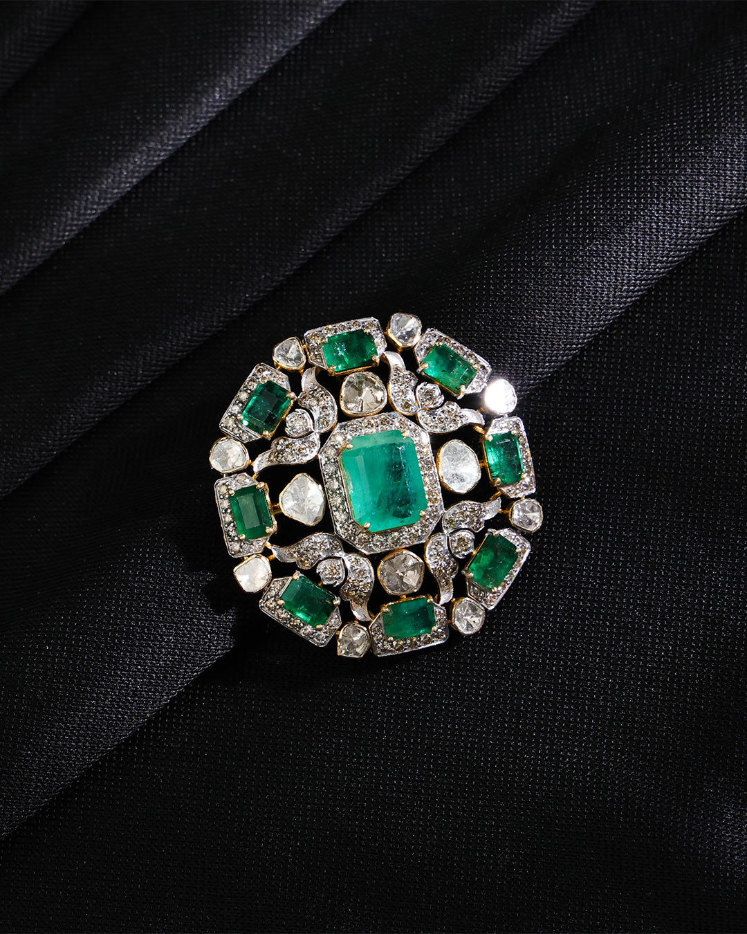 Yash Polki And Diamond Brooch - NO ORDERS