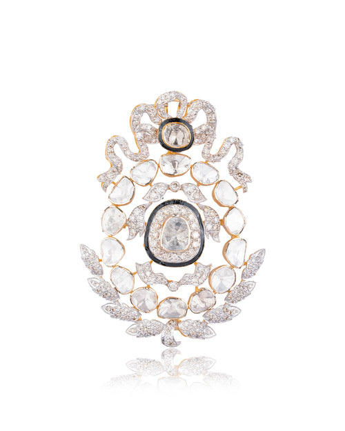 Falguni Polki And Diamond Pendant