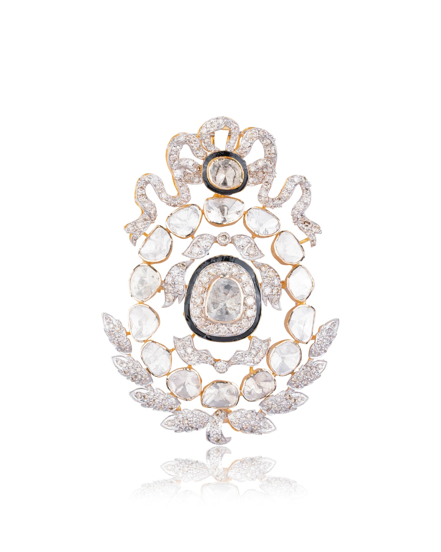 Falguni Polki And Diamond Pendant