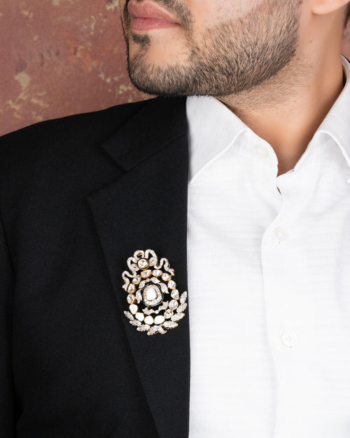 Falguni Polki And Diamond Pendant