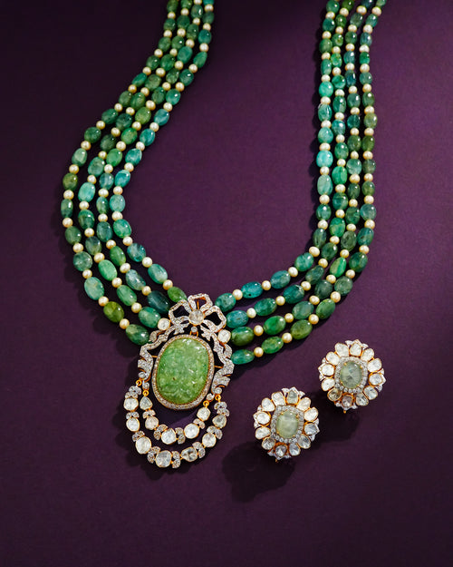 Noven Polki And Diamond Brooch