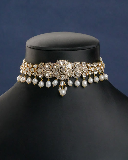 Evienne Polki And Diamond Choker