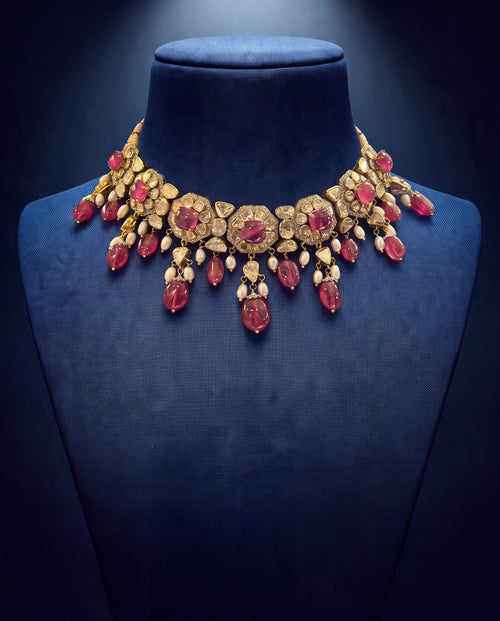Aadya Polki And Diamond Choker