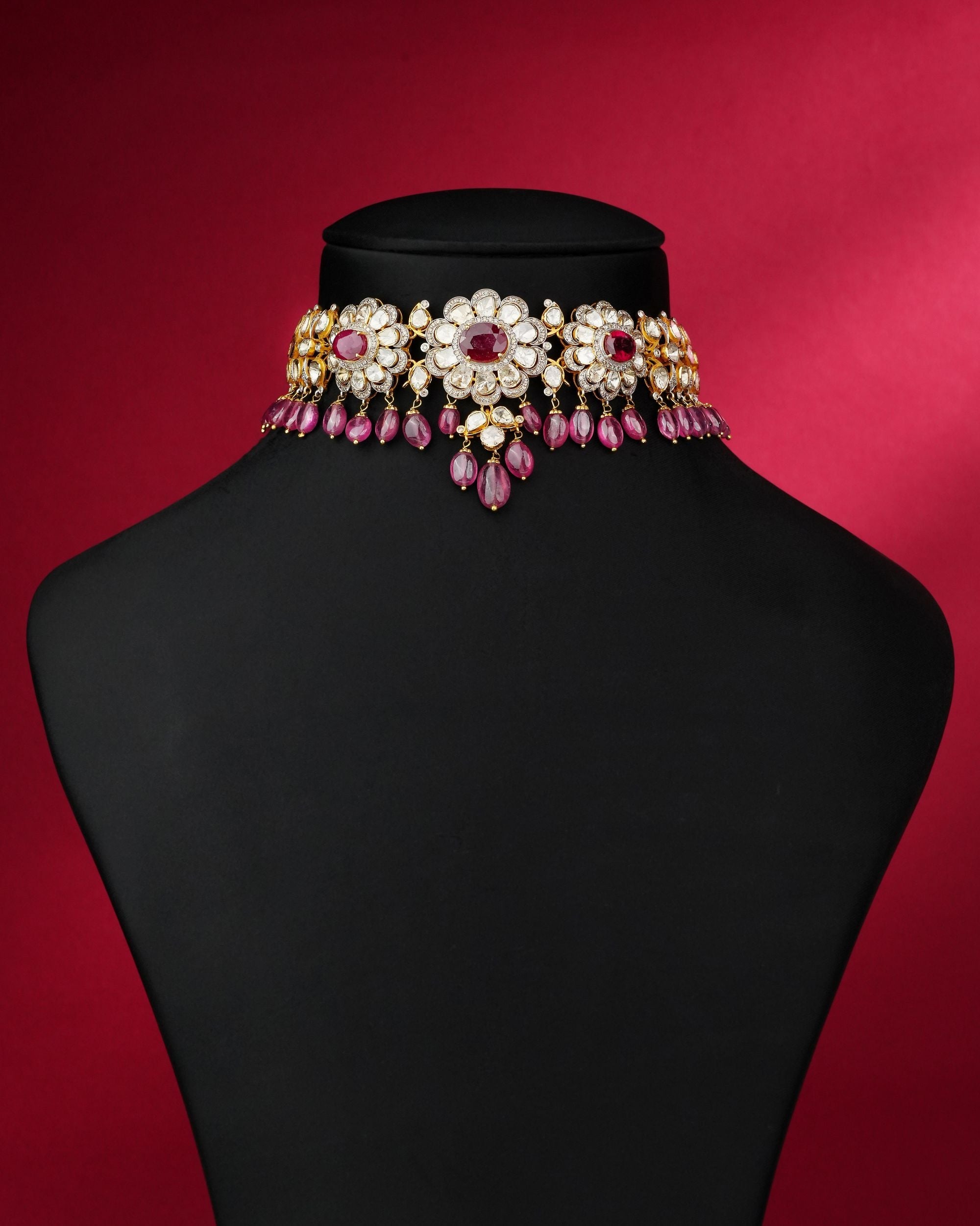 Koyel Polki And Diamond Choker