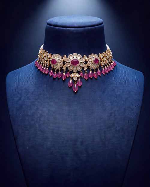 Koyel Polki And Diamond Choker