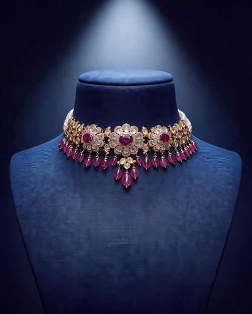 Koyel Polki And Diamond Choker