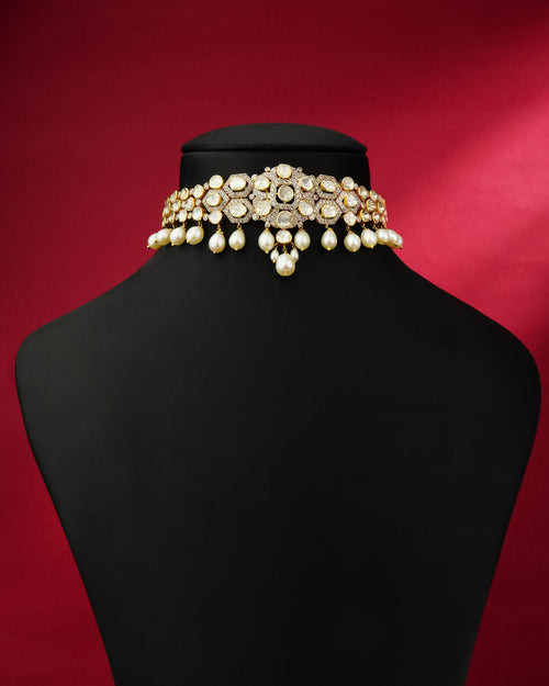 Agatha Polki And Diamond Choker