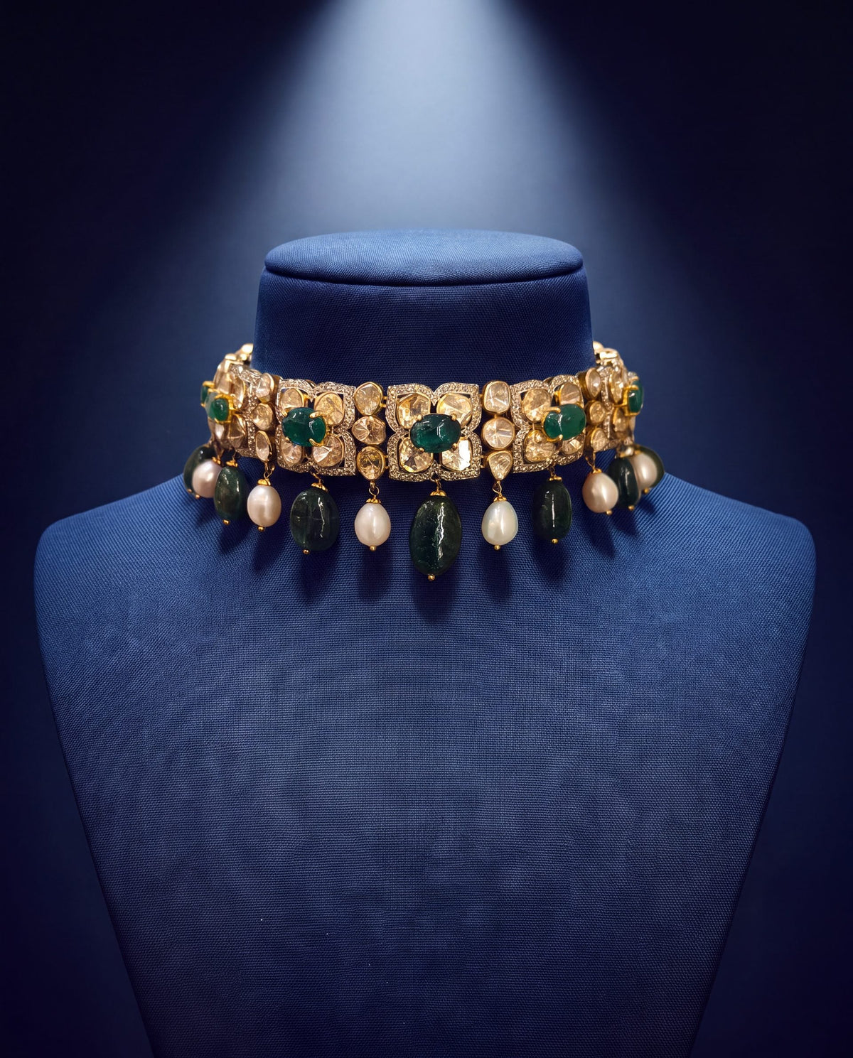 Sristi Polki And Diamond Choker