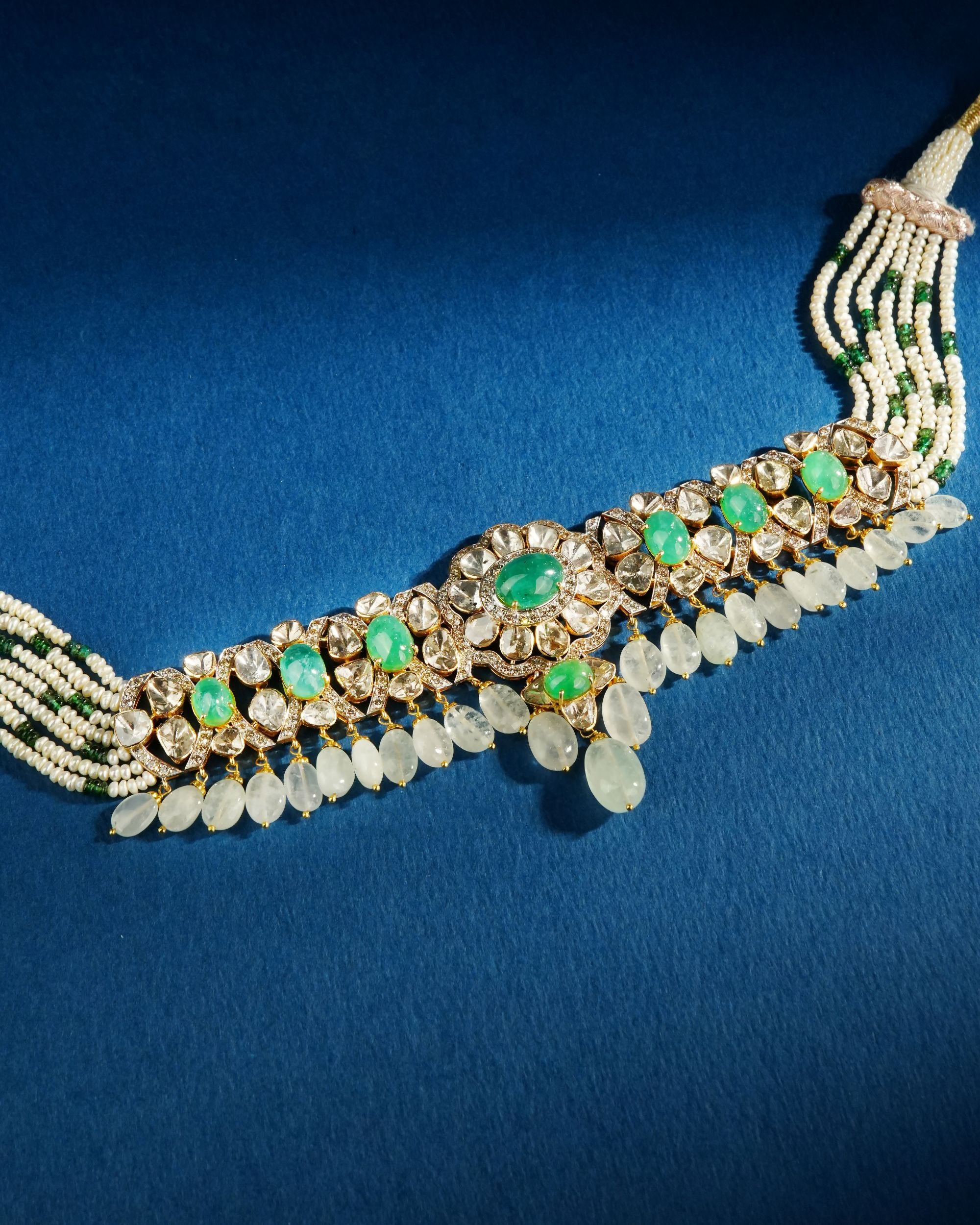 Jude Polki And Diamond Choker