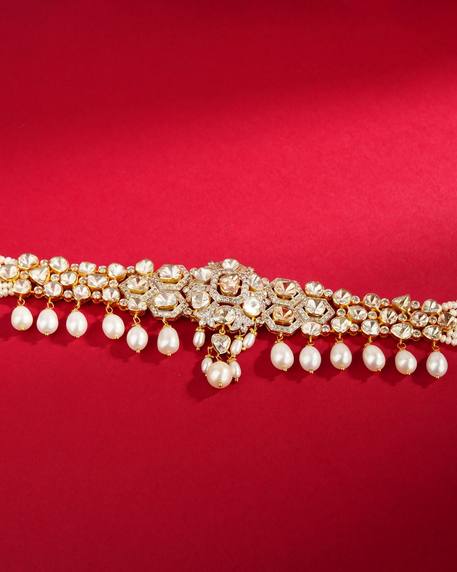 Joyce Polki And Diamond Choker