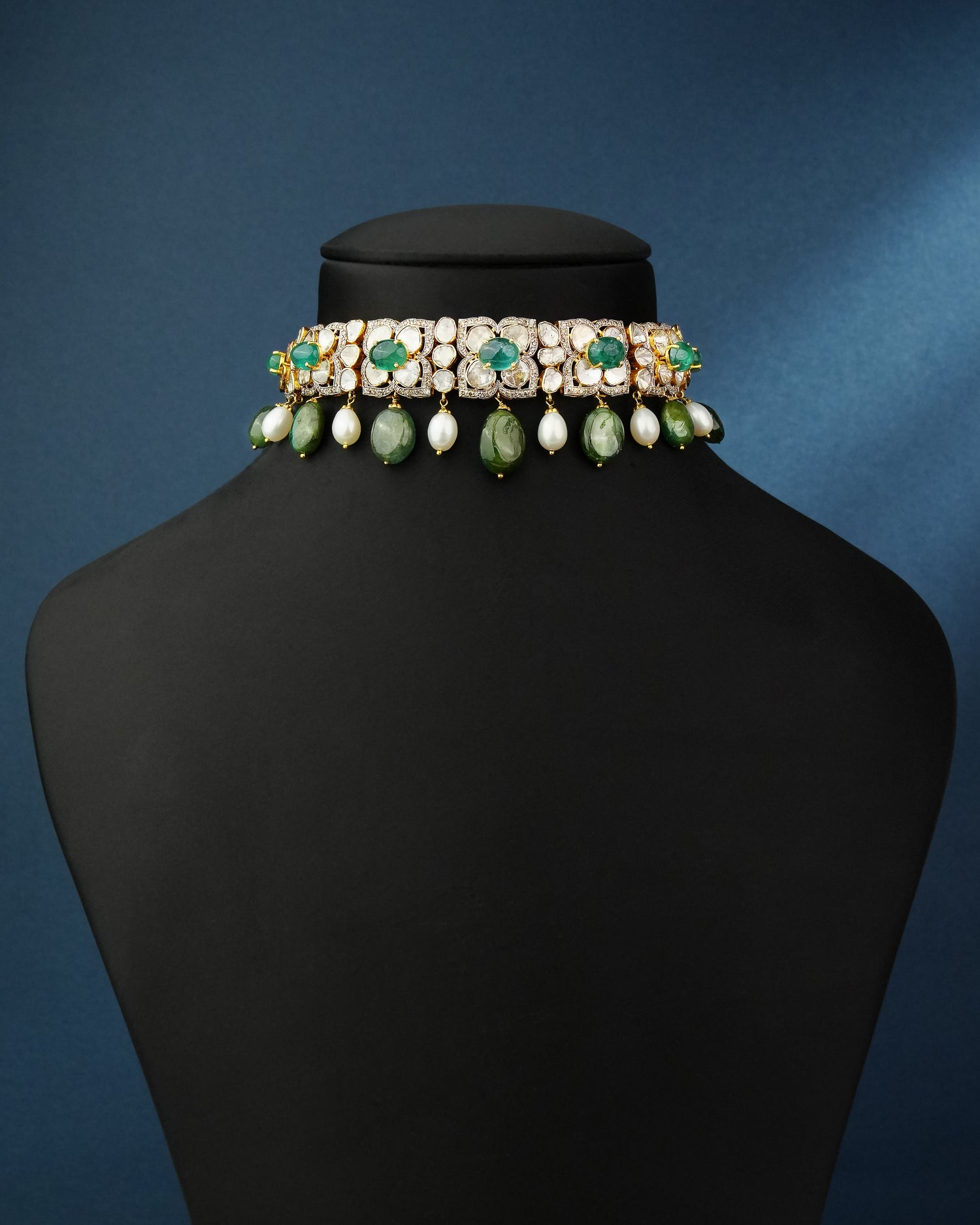 Ruchita Polki And Diamond Choker