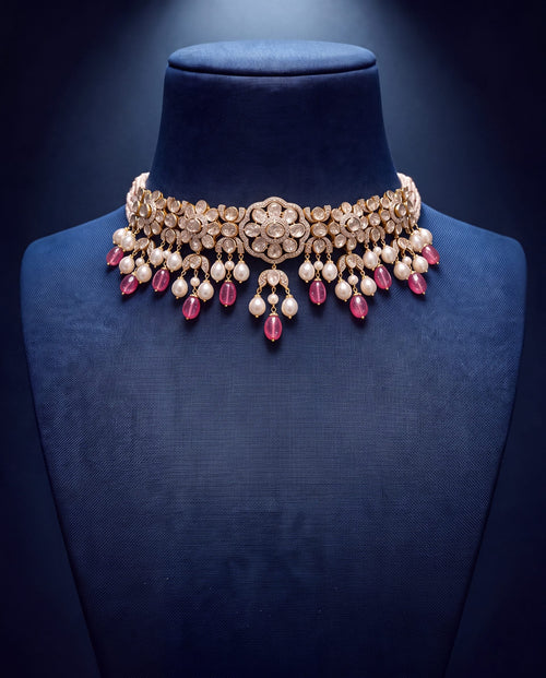 Ruhi Polki And Diamond Choker
