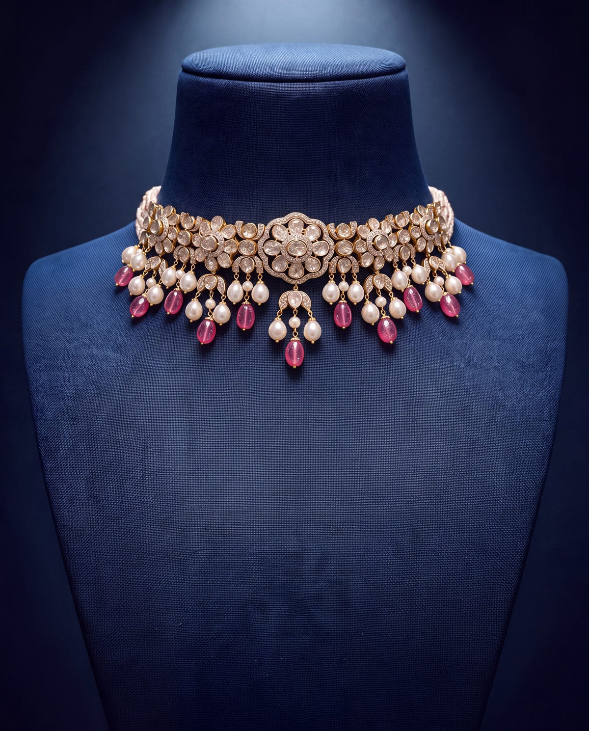 Ruhi Polki And Diamond Choker