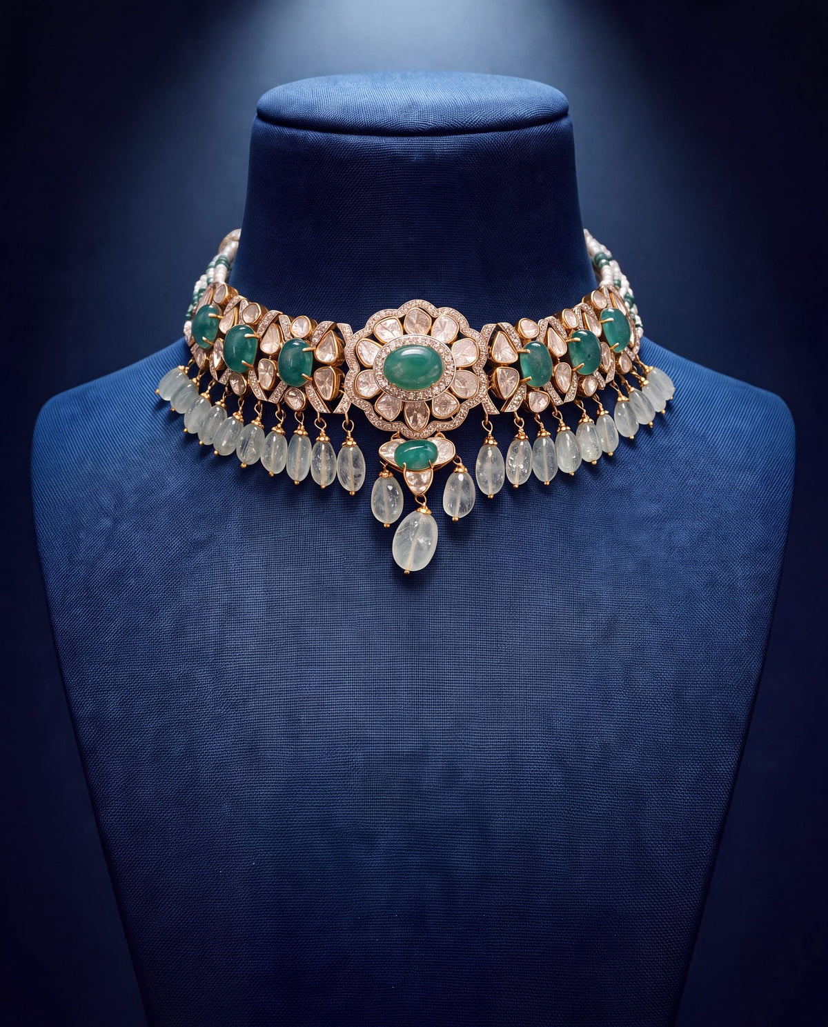 Bidisha Polki And Diamond Choker