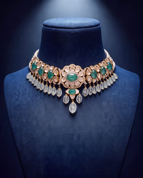 Bidisha Polki And Diamond Choker