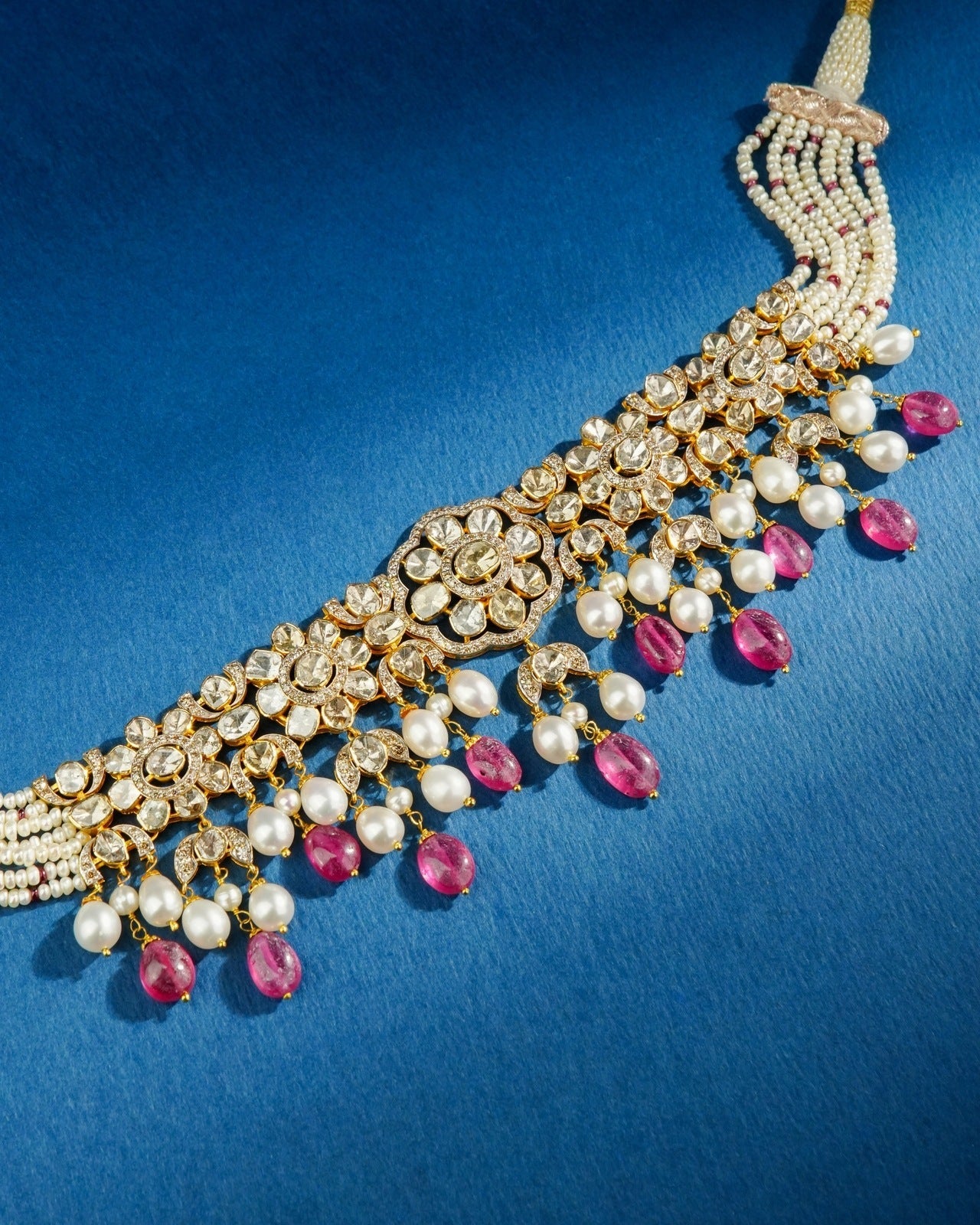 Penny Polki And Diamond Choker - NO ORDERS