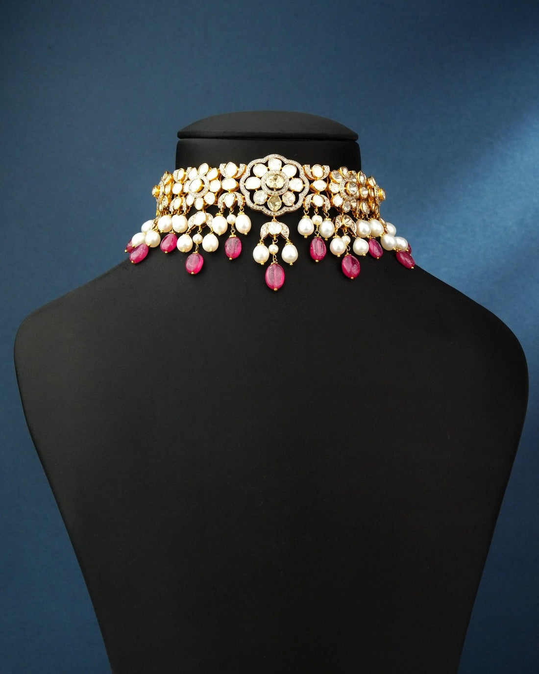 Penny Polki And Diamond Choker - NO ORDERS