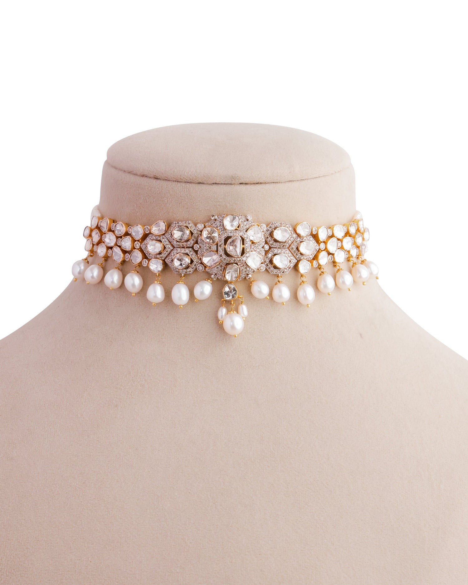 Aakansha Polki And Diamond Choker