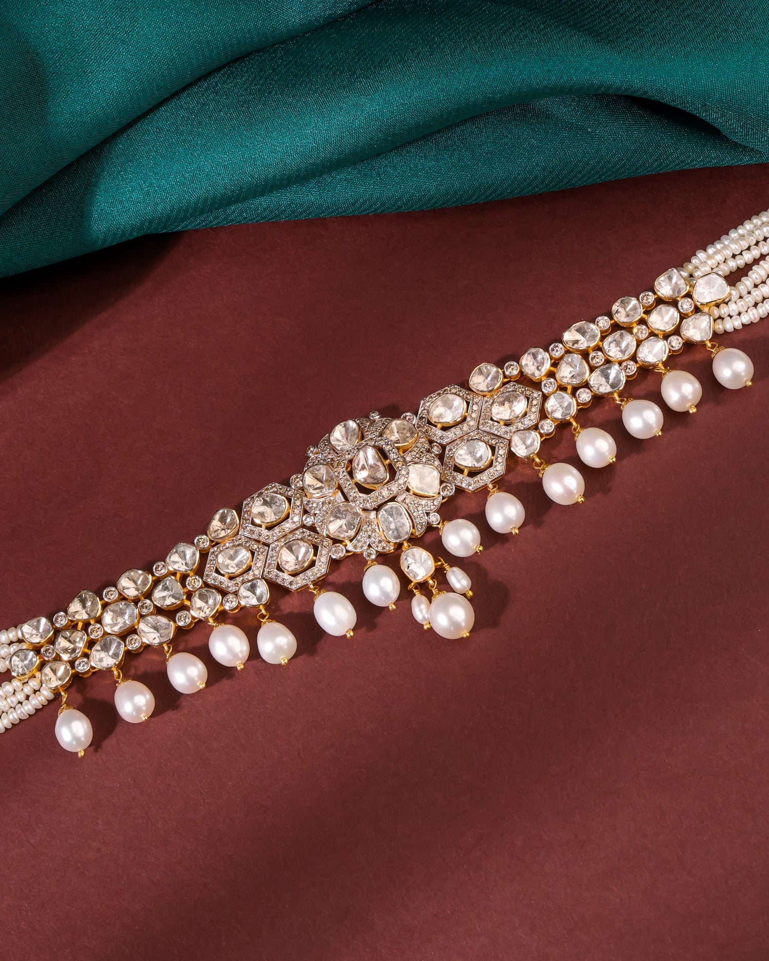 Aakansha Polki And Diamond Choker