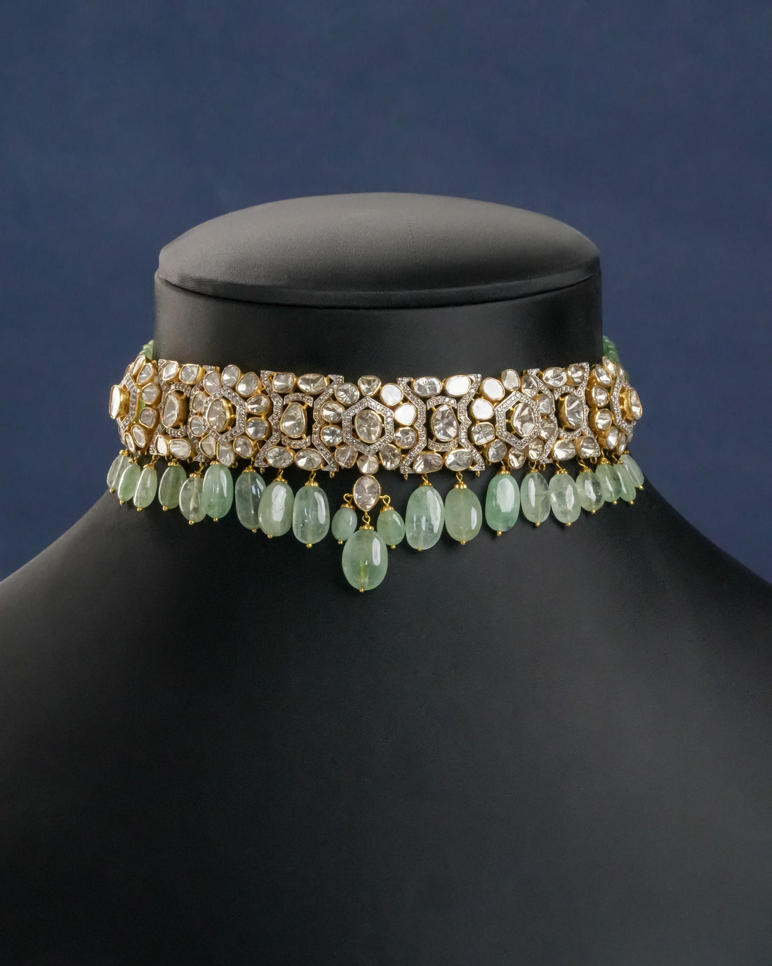 Aashmi Polki And Diamond Choker