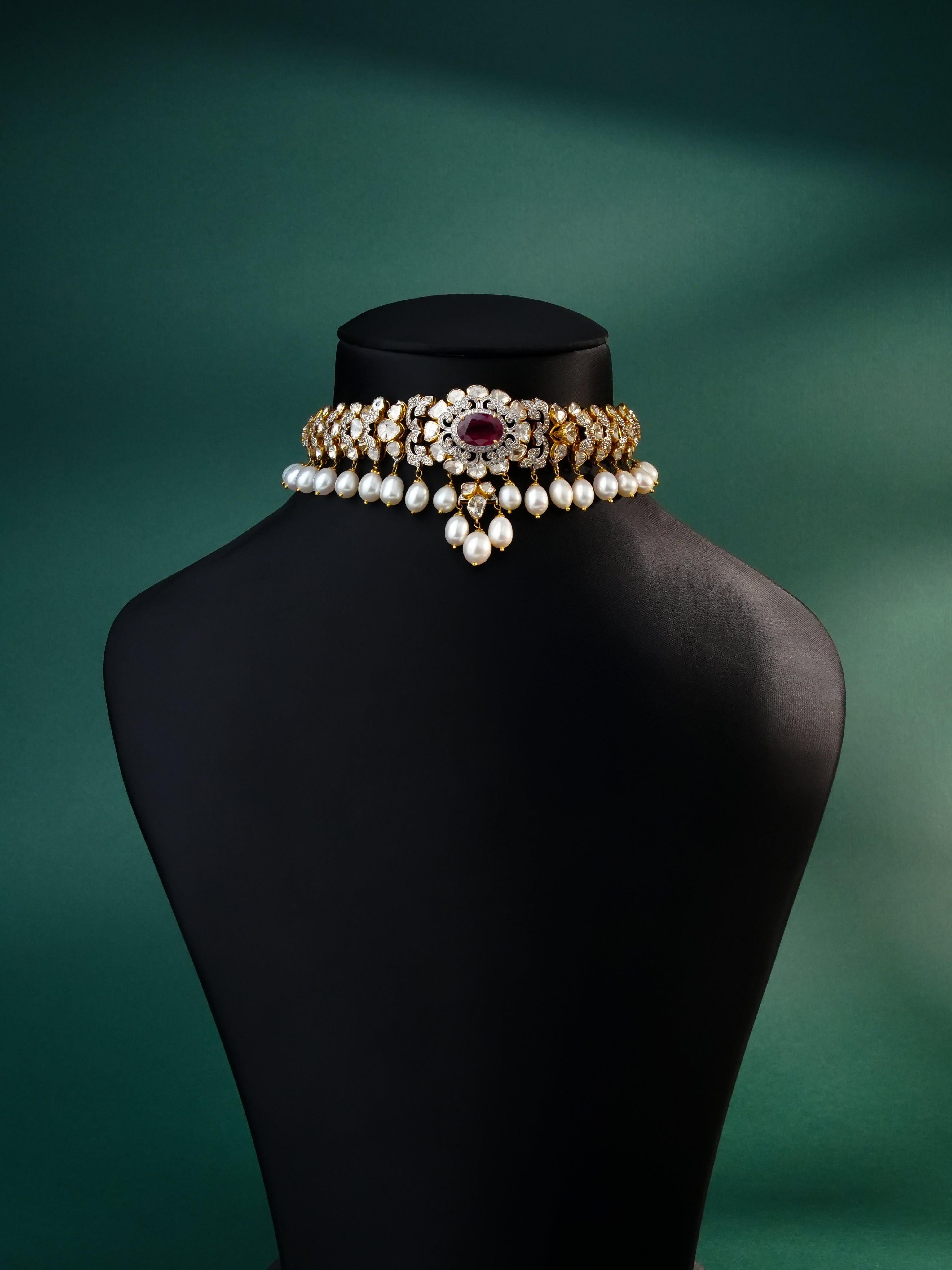 Joey Polki And Diamond Choker