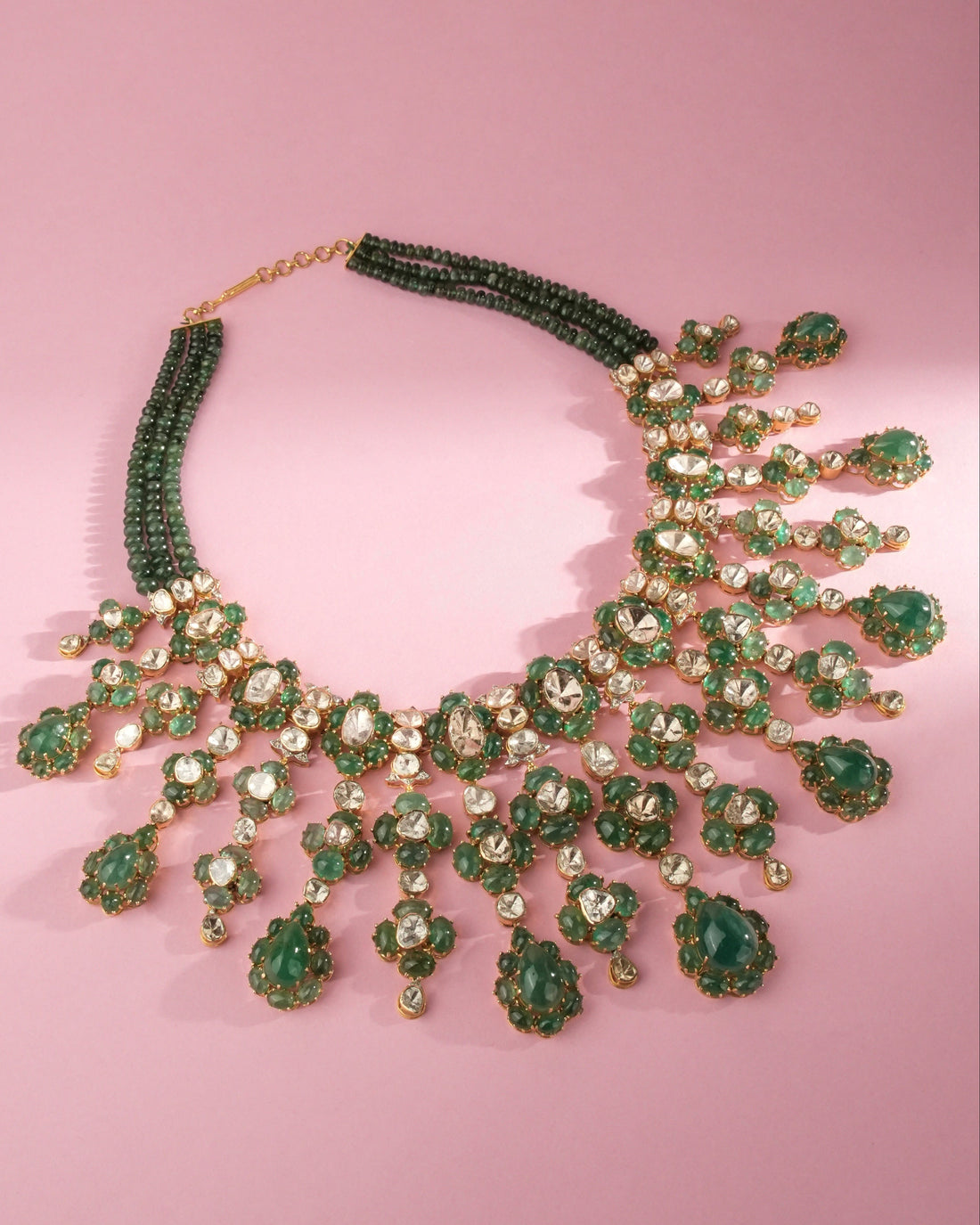 Zeenat Aman - Esita Polki And Diamond Necklace