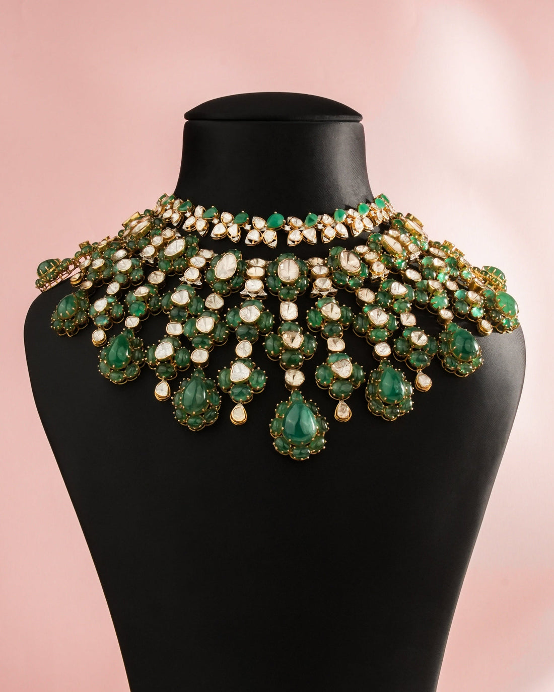 Zeenat Aman - Esita Polki And Diamond Necklace