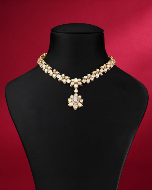 Kamini Polki And Diamond Necklace