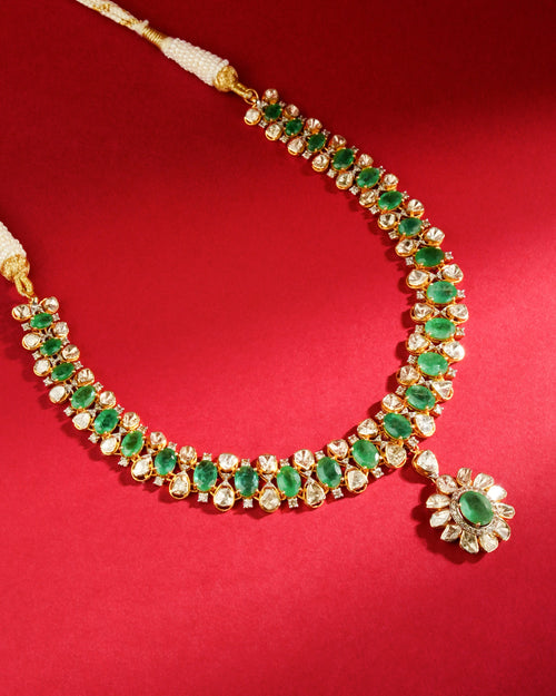 Danica Polki And Diamond Necklace - NO ORDERS