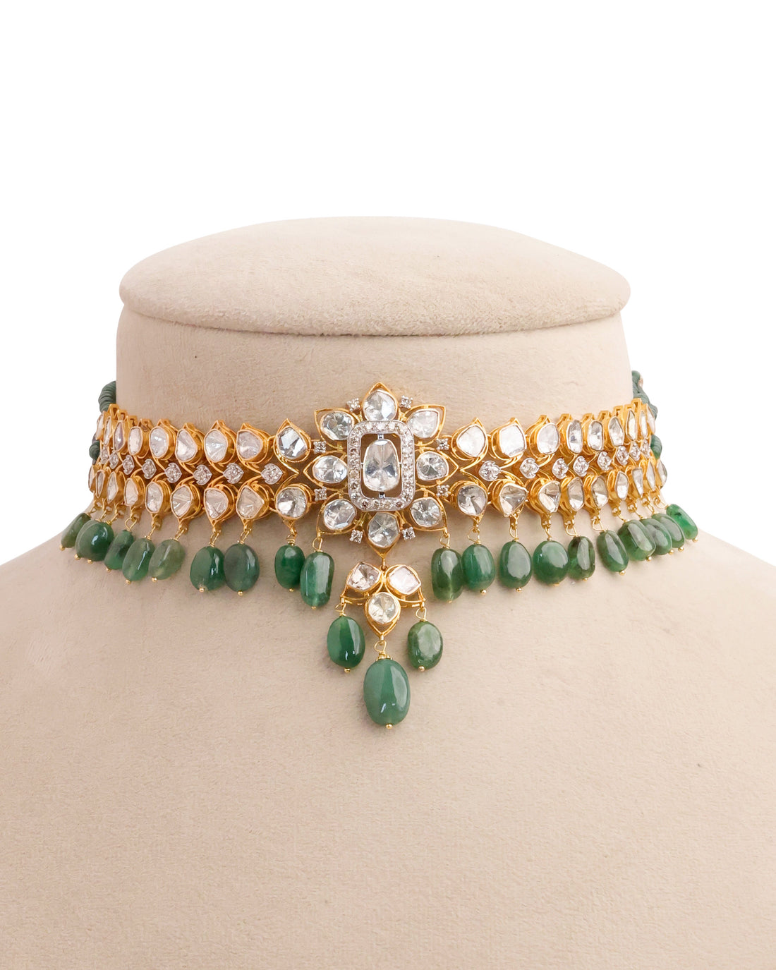 Nia Polki And Diamond Choker