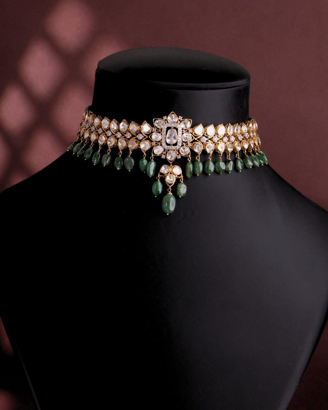 Nia Polki And Diamond Choker