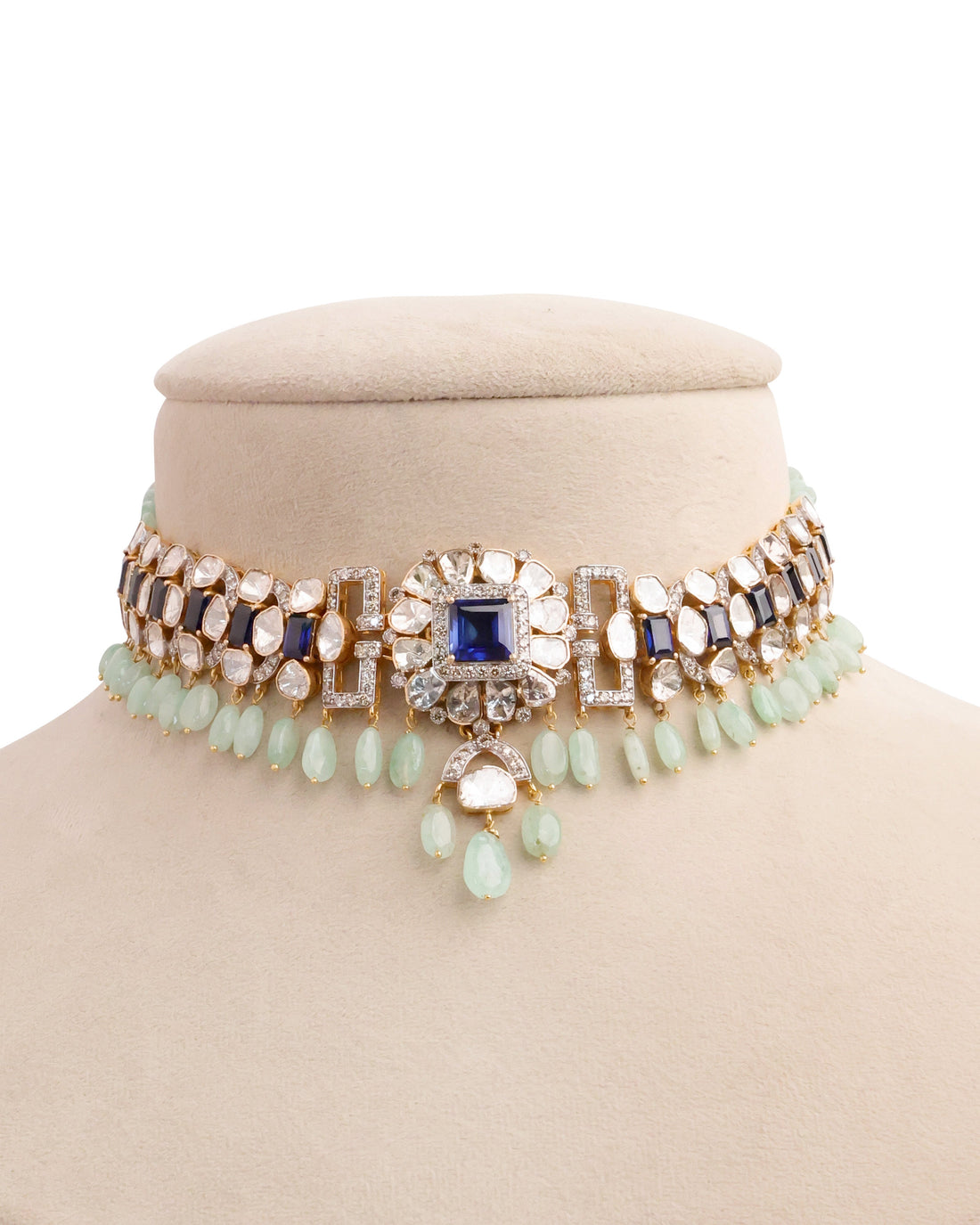 Aabheri Polki And Diamond Choker