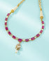 Riya Polki And Diamond Necklace