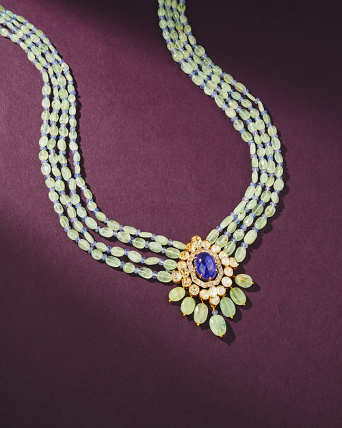 Reena Polki And Diamond Bead Pendant