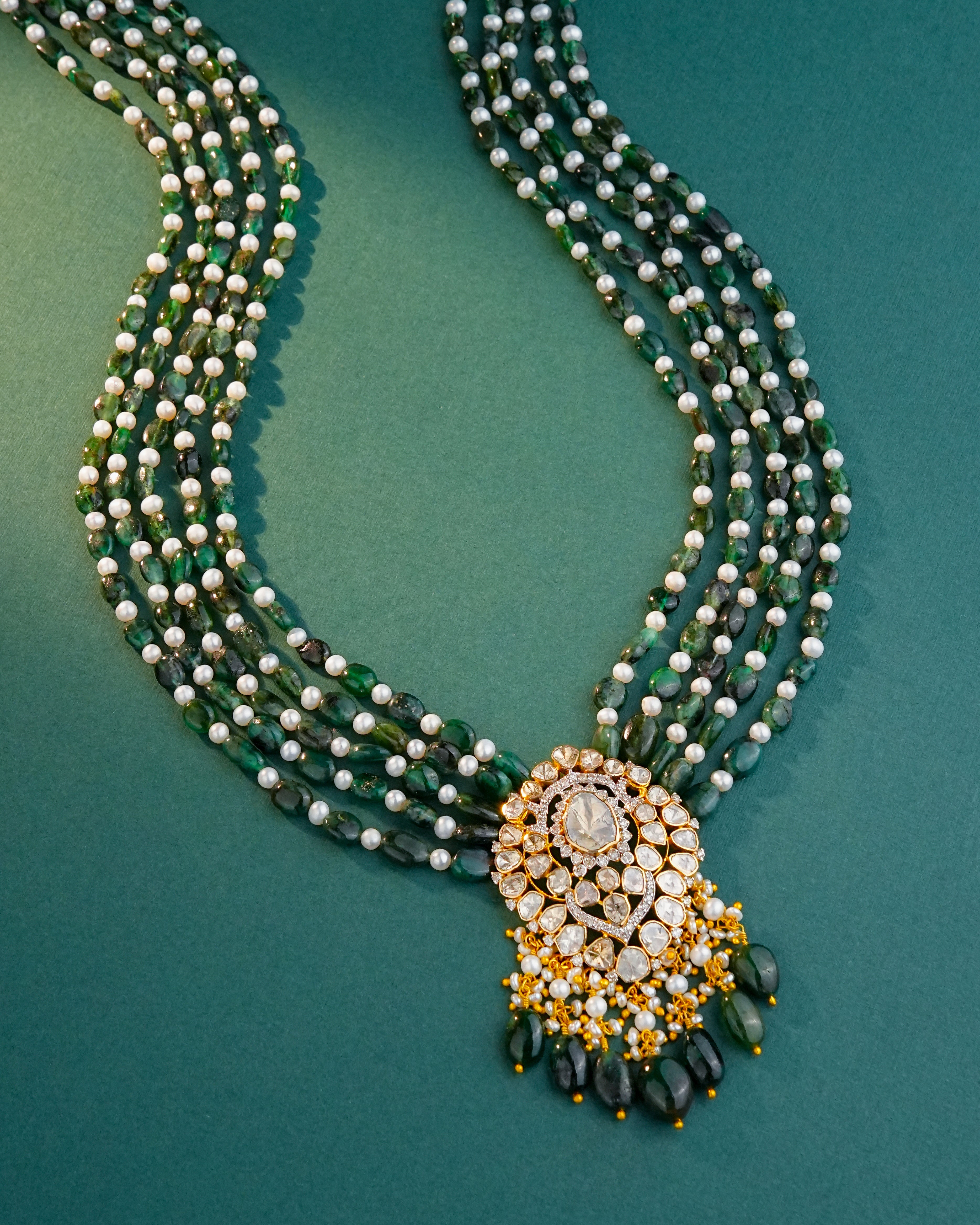 Khyati Polki And Diamond Bead Pendant